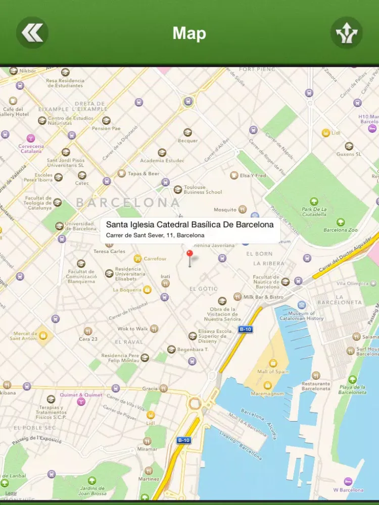 Barcelona City Travel Guide iPad  스크린샷