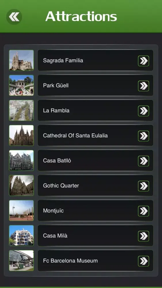 Barcelona City Travel Guide 스크린샷