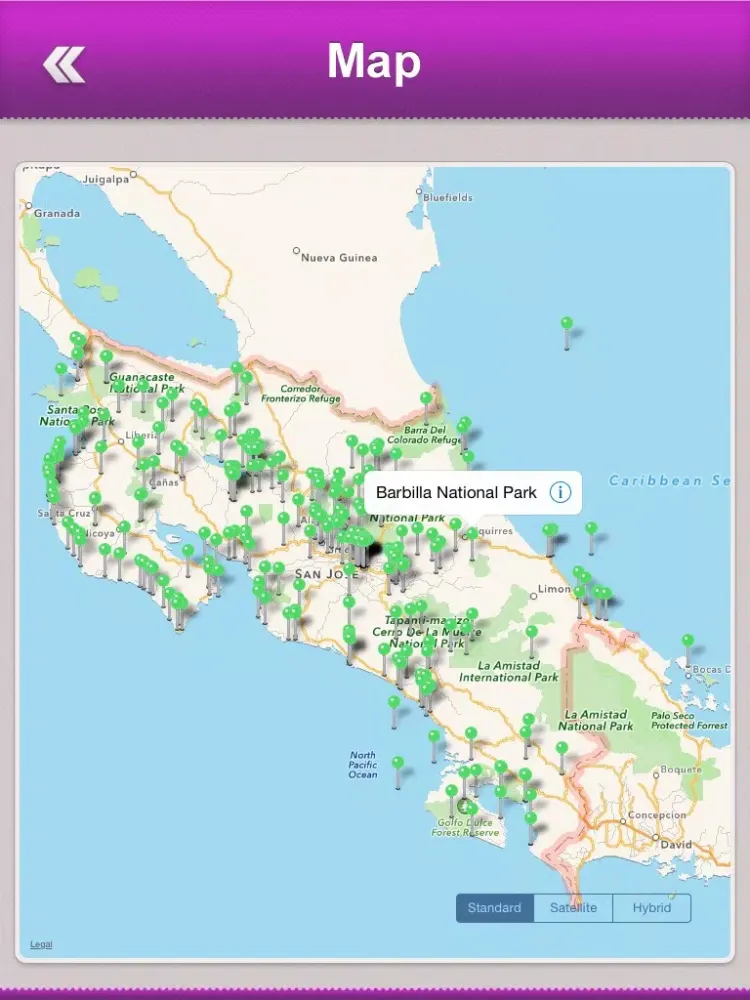 Costa Rica Tour Guide iPad 应用截图
