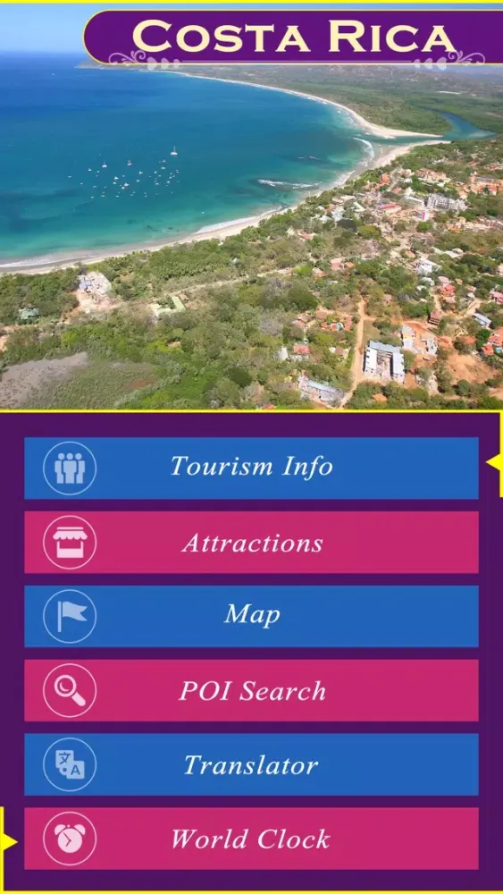 Costa Rica Tour Guide应用截图