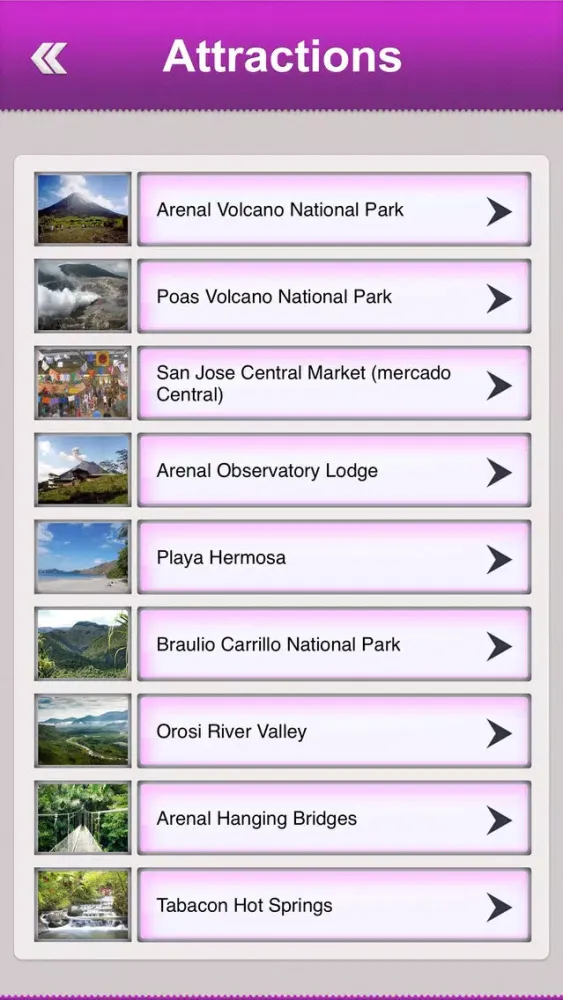 Costa Rica Tour Guide应用截图