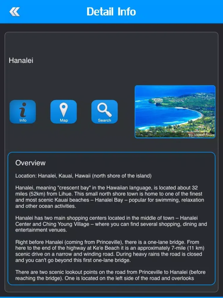 Capturas de tela do Hawaii Cities and Towns iPad 