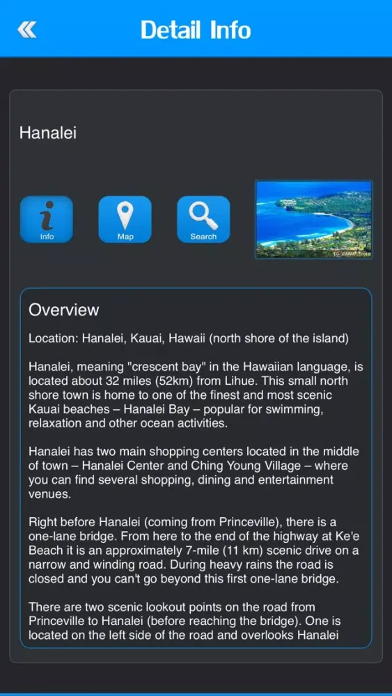 Capturas de tela do Hawaii Cities and Towns
