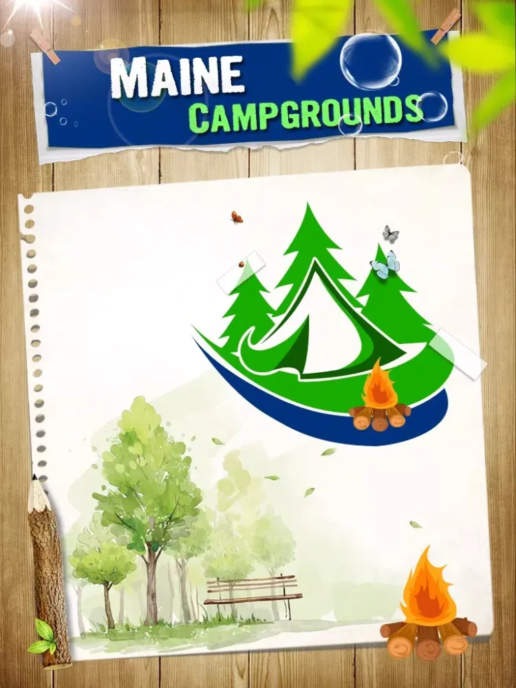 Maine Campgrounds & RV Parks iPad  Screenshots