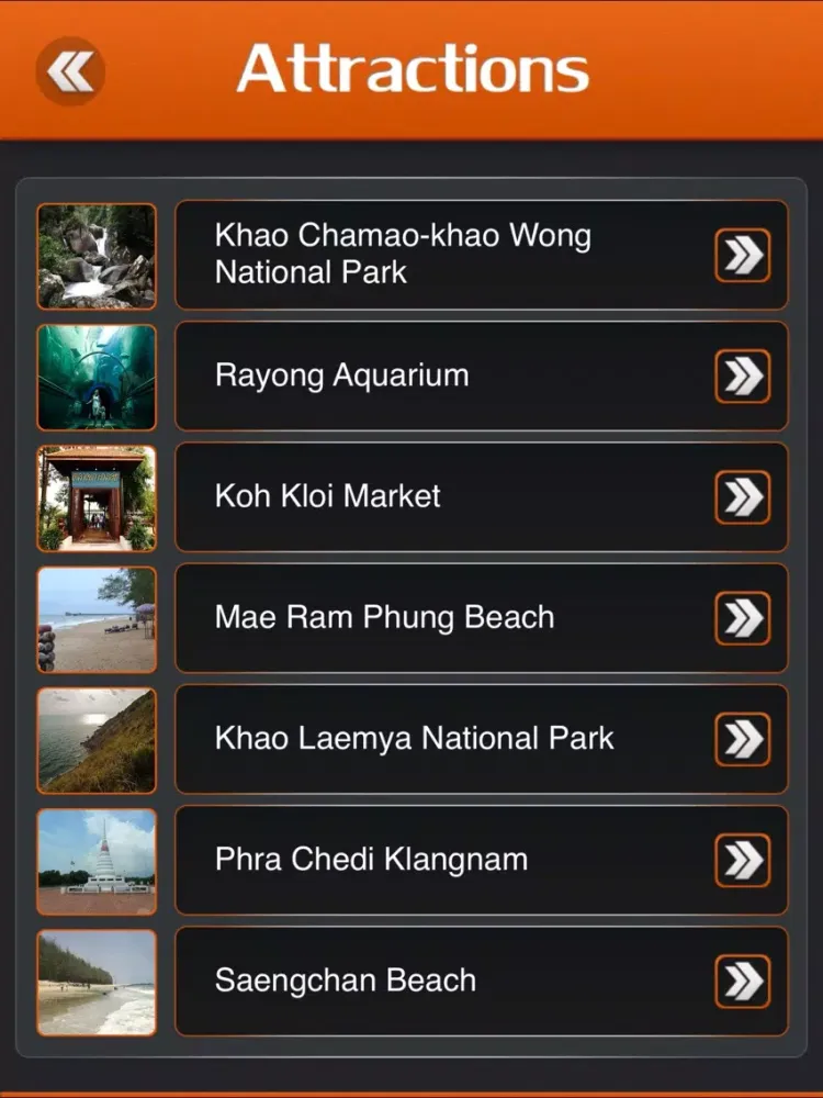 Rayong Tourism Guide iPad  স্ক্রিনশট