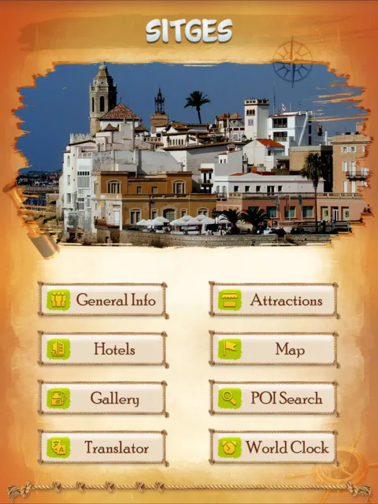 Sitges Travel Guide iPad  Screenshots