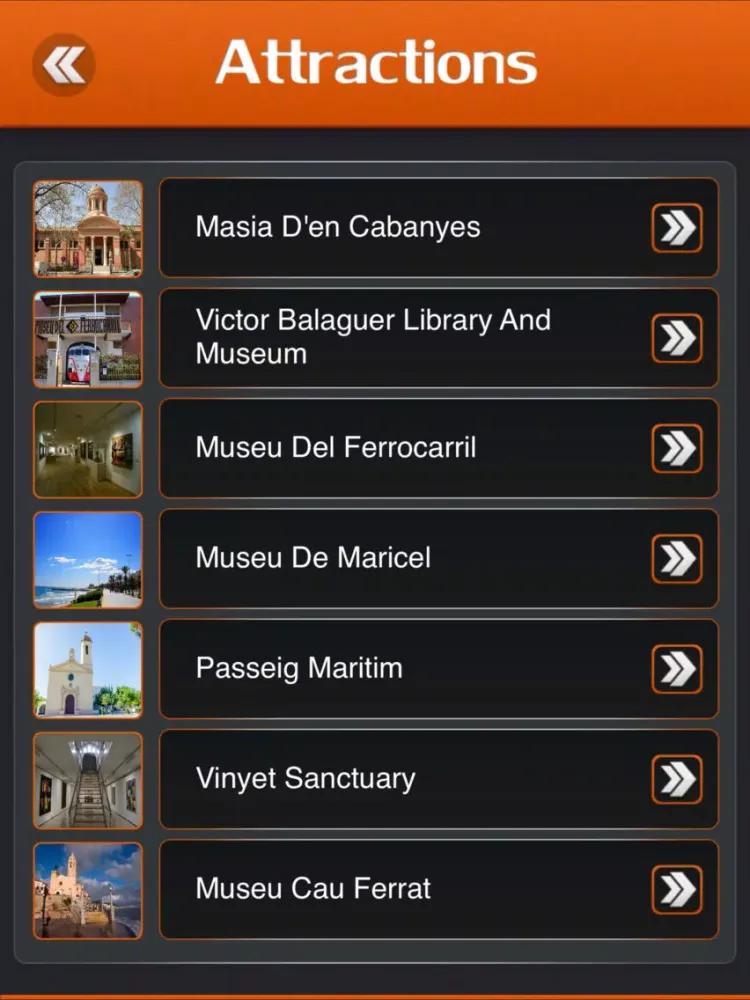Sitges Travel Guide iPad  Screenshots
