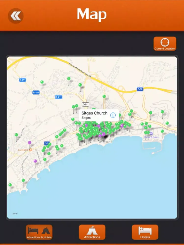 Sitges Travel Guide iPad  Screenshots
