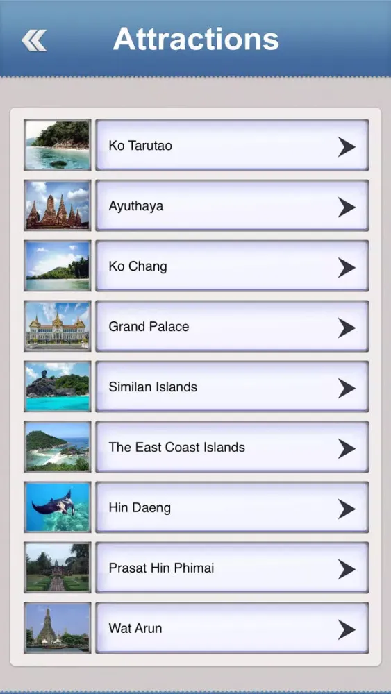 Thailand Best Travel Guide Screenshots