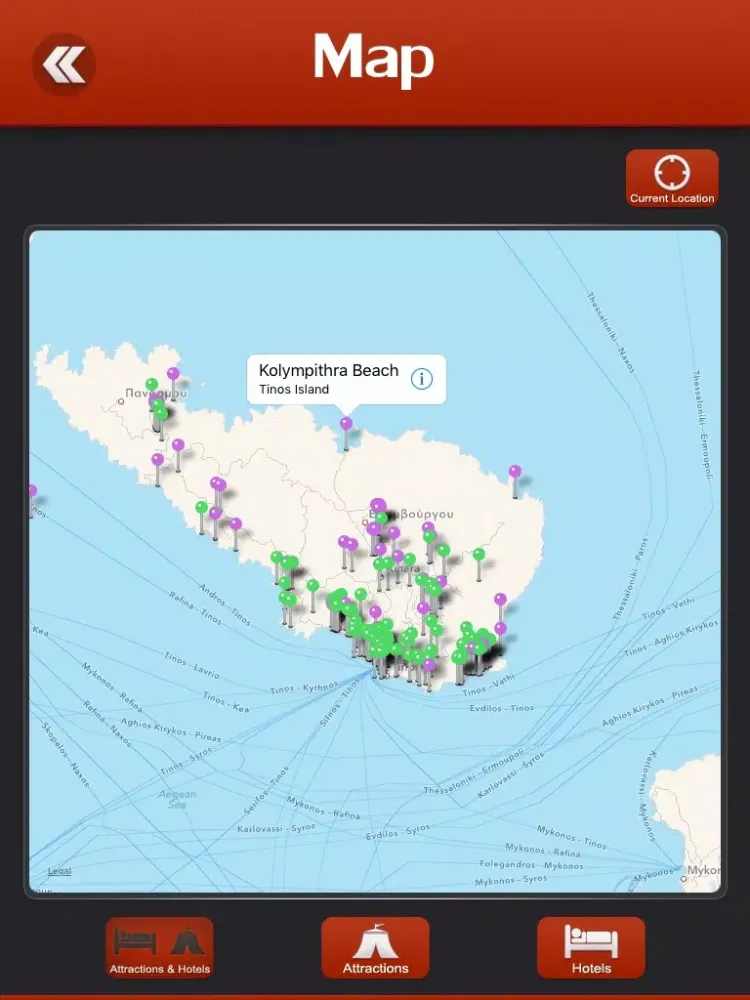 Tinos Island Travel Guide iPad  Ekran Görüntüleri