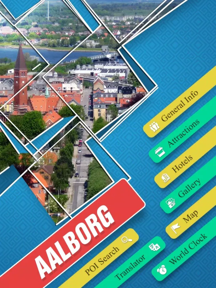 Tangkapan skrin Aalborg Travel Guide iPad 