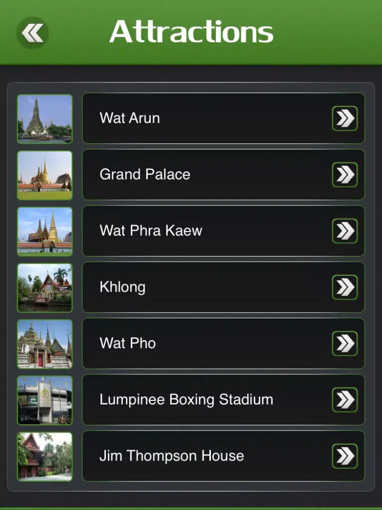 تصاویر Bangkok Tourism Guide iPad 