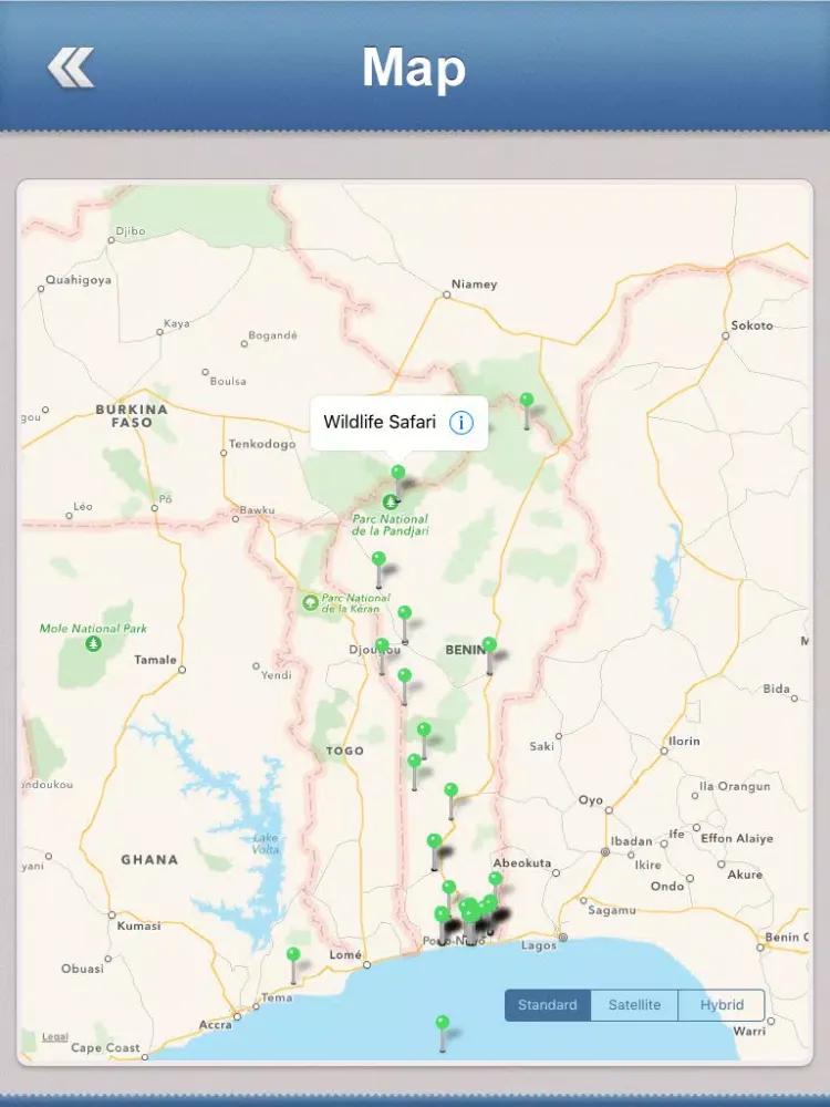 ภาพหน้าจอของ Benin Travel Guide iPad 