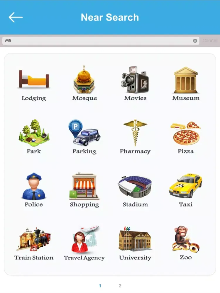 Capturas de tela do Dallas City Wifi Hotspots iPad 