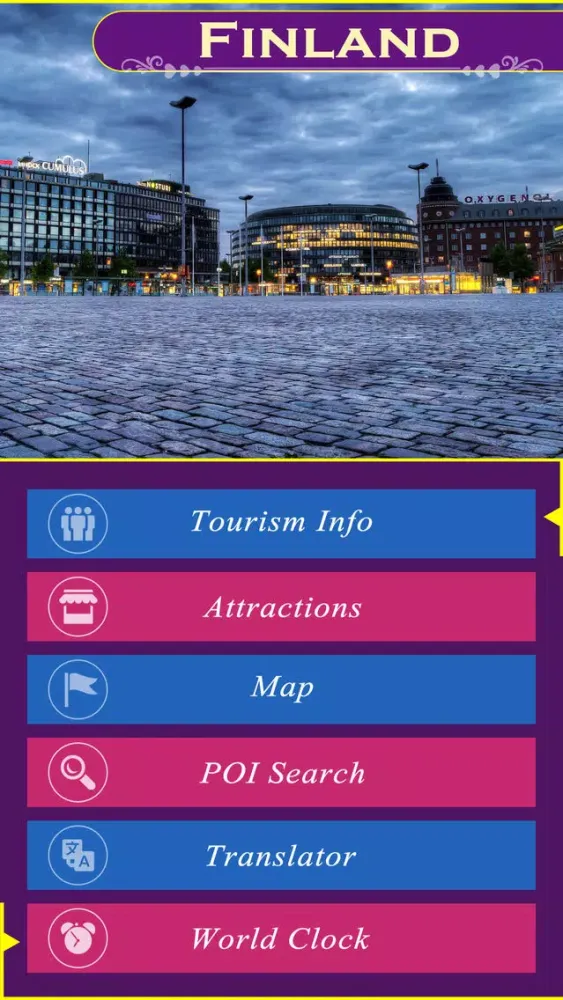 Ảnh chụp màn hình của Finland Tourist Guide