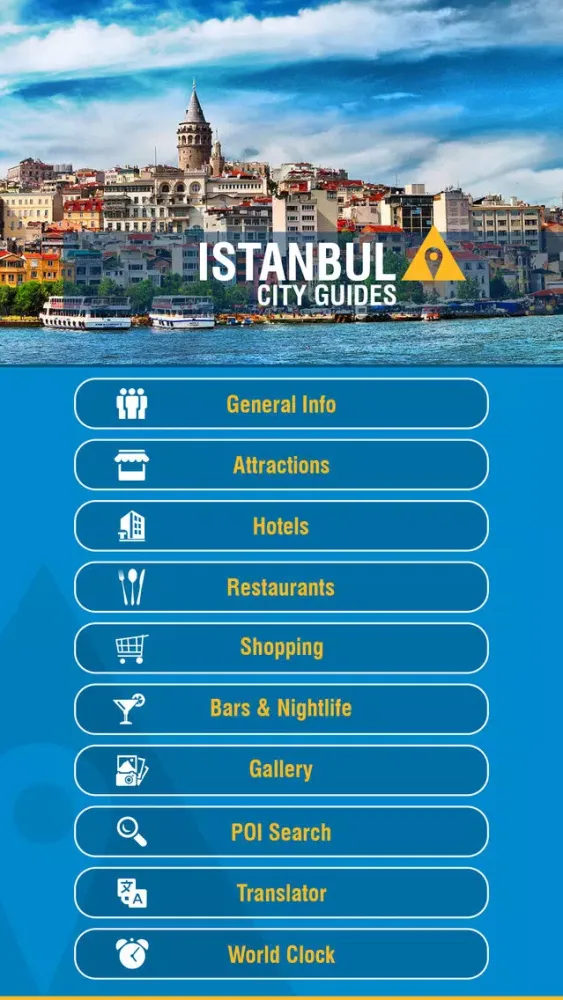Tangkapan layar Istanbul Tour Guide