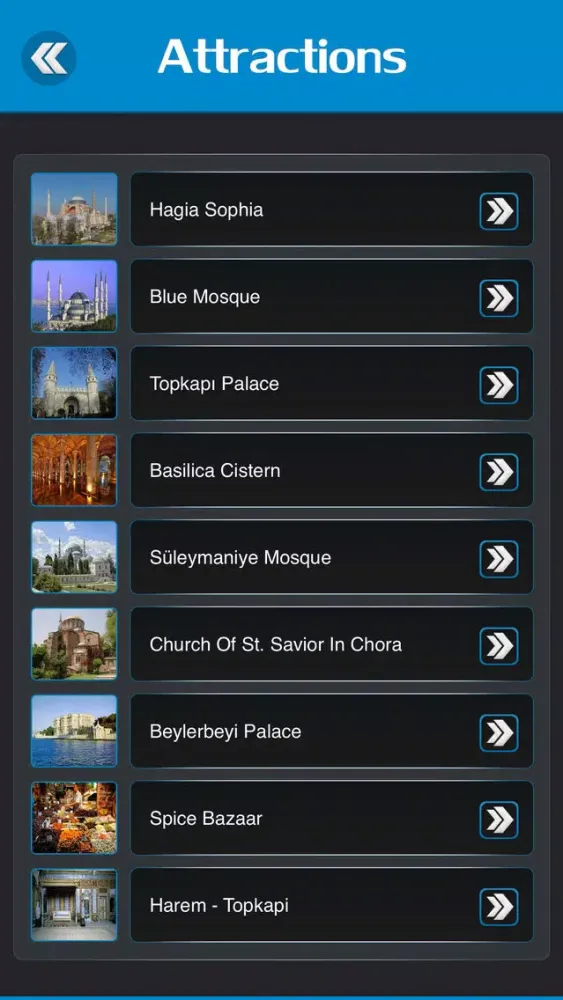 Tangkapan layar Istanbul Tour Guide