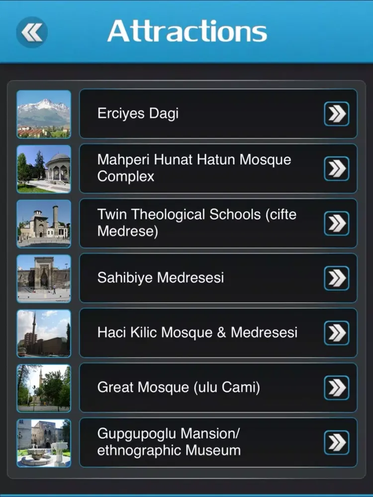 Zrzuty ekranu Kayseri Travel Guide iPad 