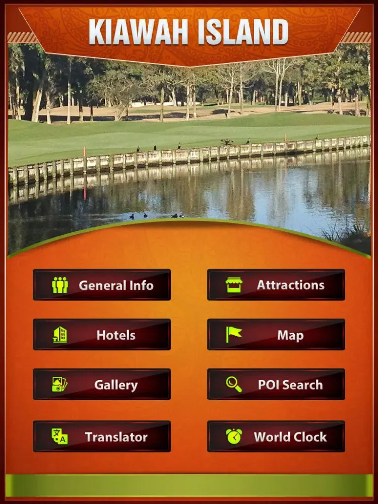 Скриншоты Kiawah Island Travel Guide iPad 
