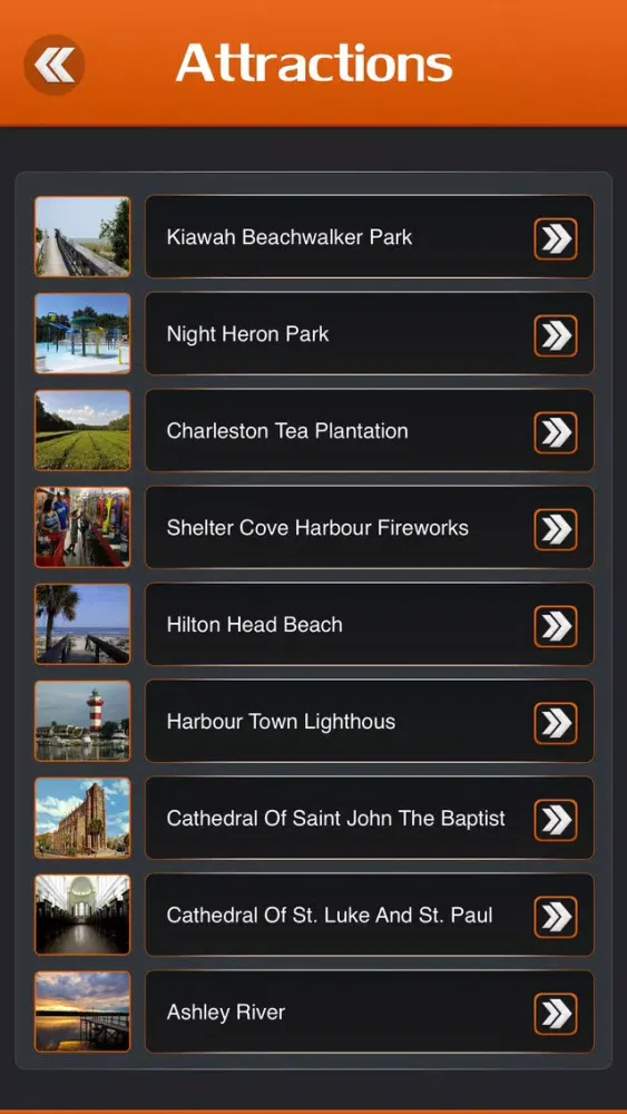 Скриншоты Kiawah Island Travel Guide