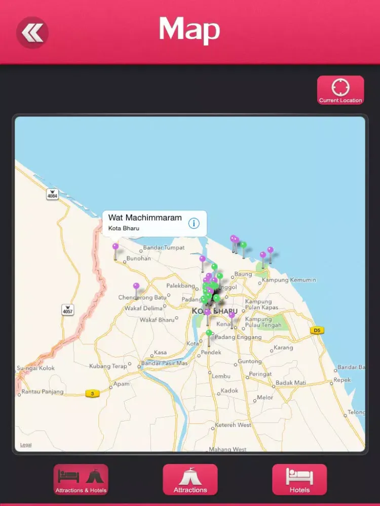 Capturas de tela do Kota Bharu Travel Guide iPad 