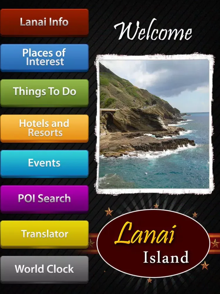 Lanai Travel Guide - Hawaii iPad 应用截图