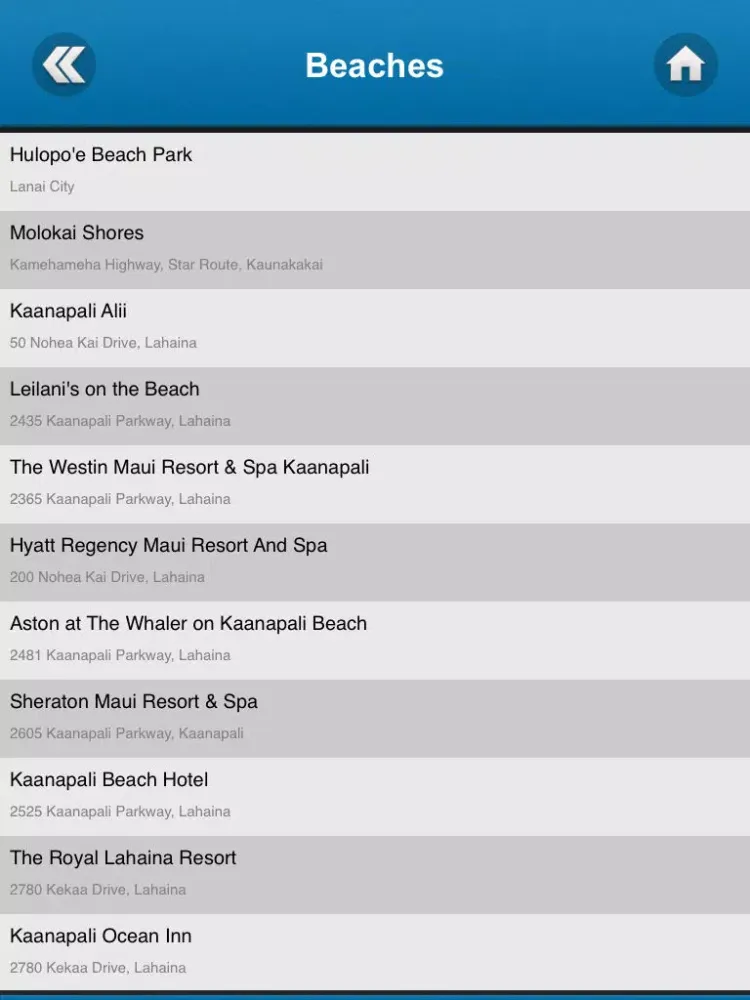 Lanai Travel Guide - Hawaii iPad 应用截图