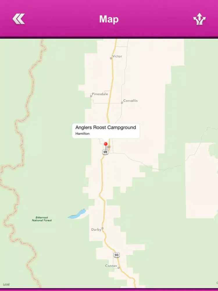 Скриншоты Montana Campgrounds & RV Parks iPad 