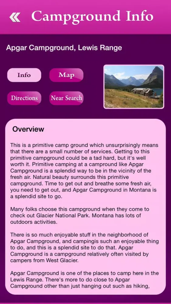 Скриншоты Montana Campgrounds & RV Parks