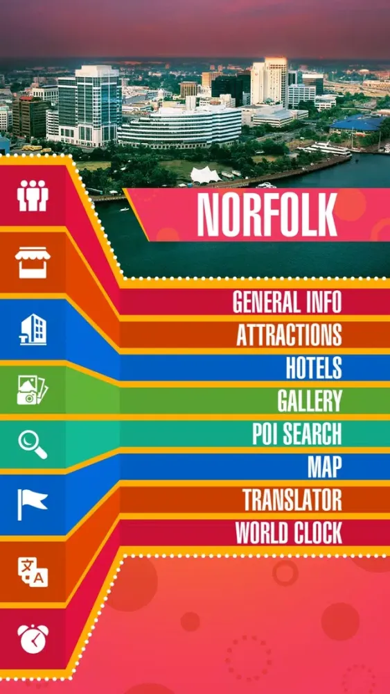 Zrzuty ekranu Norfolk City Travel Guide