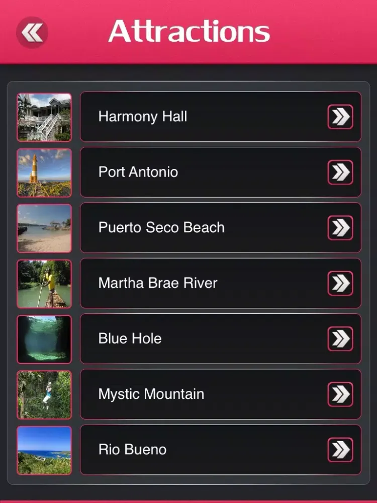 Ocho Rios Travel Guide iPad  스크린샷