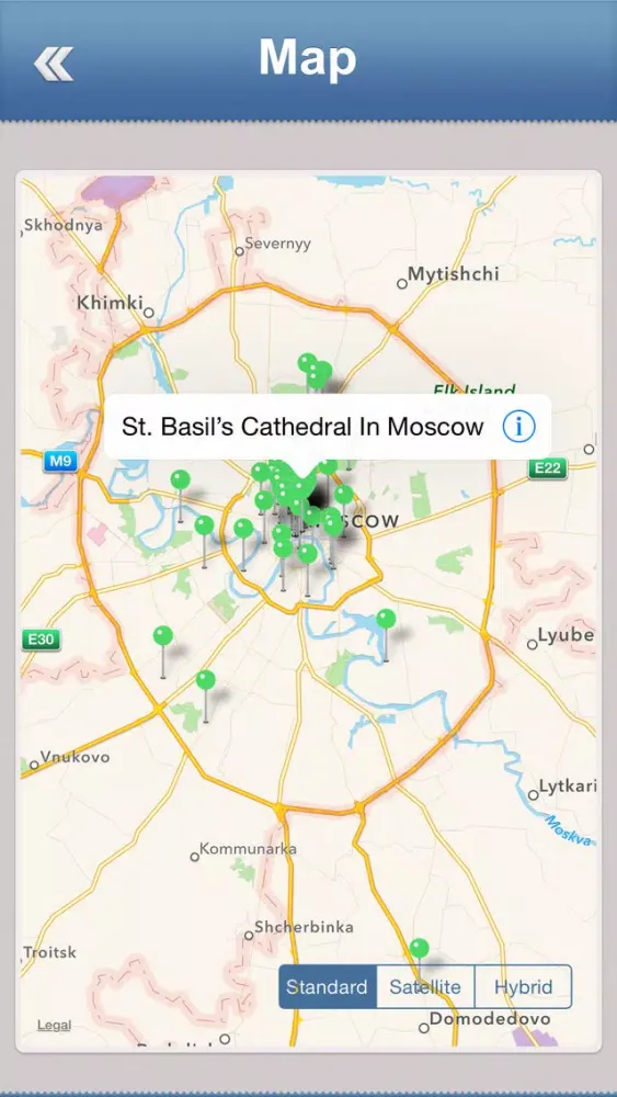 Ảnh chụp màn hình của Russia Offline Travel Guide