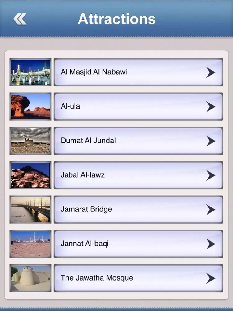 Tangkapan layar Saudi Arabia Travel Guide iPad 