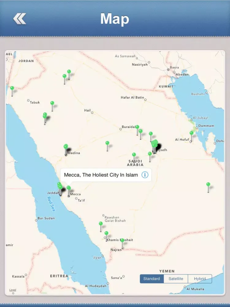 Tangkapan layar Saudi Arabia Travel Guide iPad 