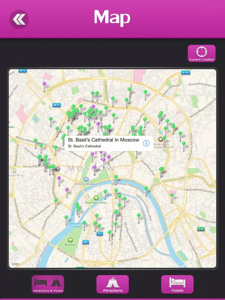 Saint Basil's Cathedral Tourism iPad  Screenshots