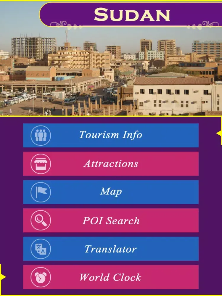 Ảnh chụp màn hình của Sudan Tourism iPad 