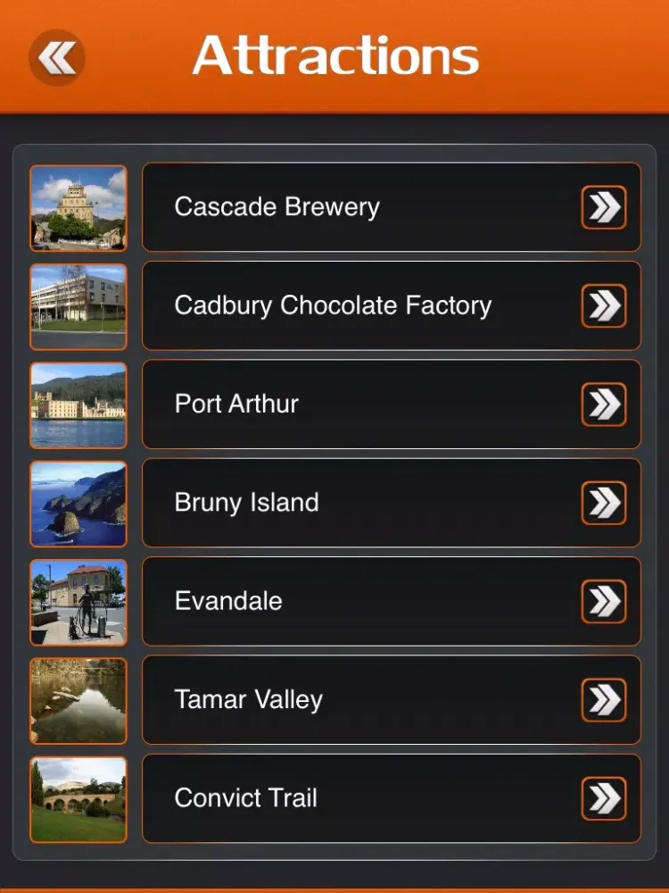 Captures d'écran de Tasmania Island Tourism Guide iPad 