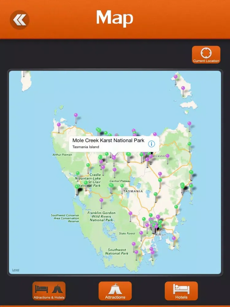 Captures d'écran de Tasmania Island Tourism Guide iPad 