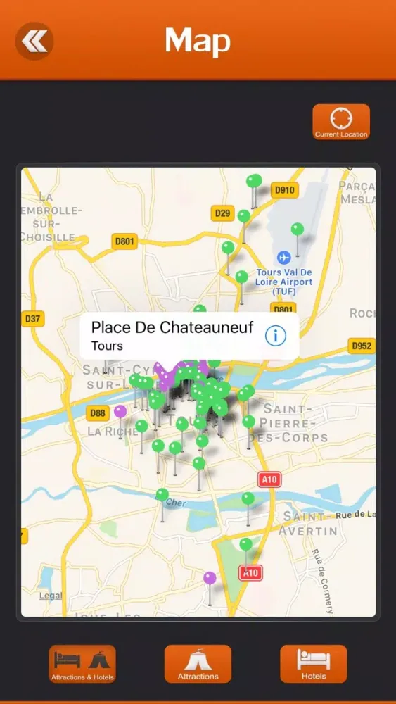 ภาพหน้าจอของ Tours CIty Guide