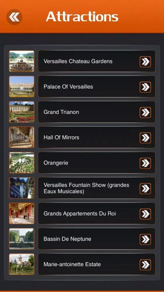 Versailles Travel Guide Screenshots