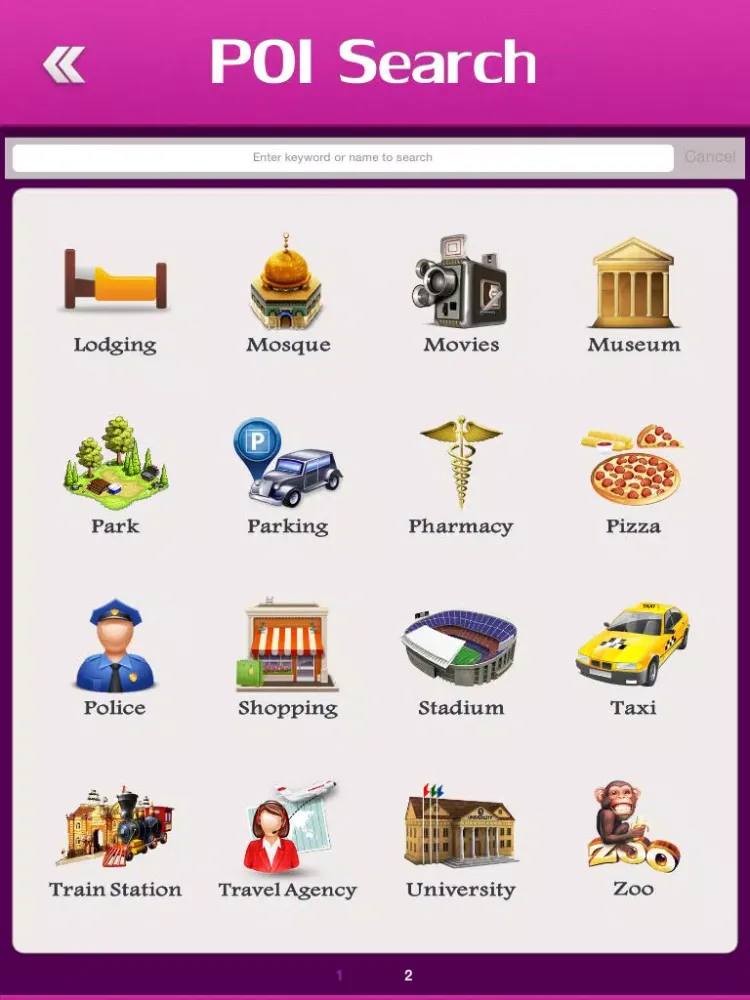 Tangkapan layar Washington Campgrounds and RV Parks iPad 