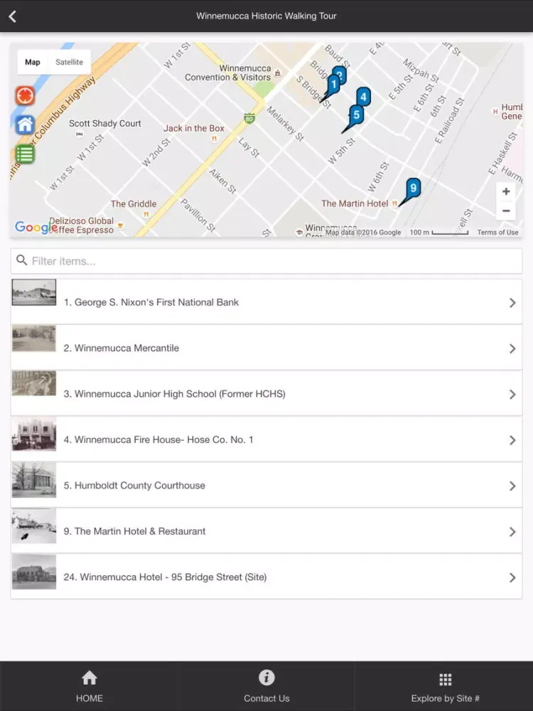 Humboldt Museum's Walking Tour iPad 应用截图