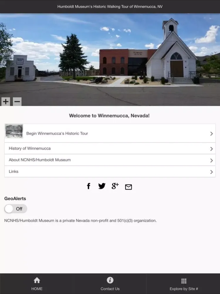 Humboldt Museum's Walking Tour iPad 应用截图