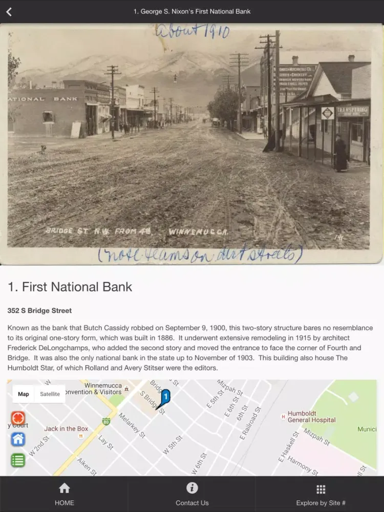 Humboldt Museum's Walking Tour iPad 应用截图