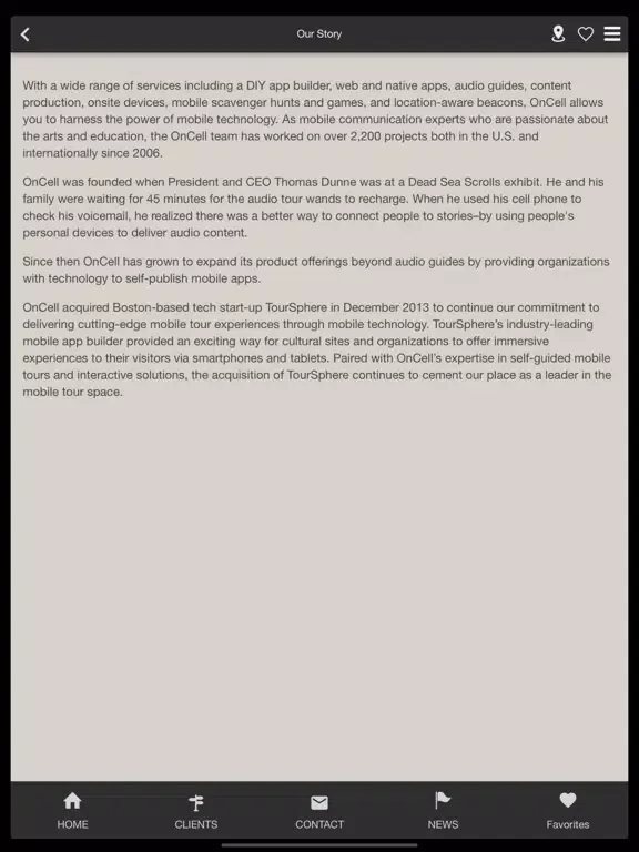 Скриншоты Discover OnCell iPad 