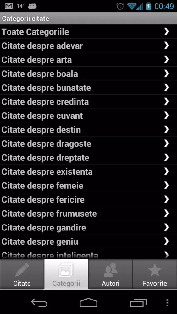 Citate Celebre 스크린샷