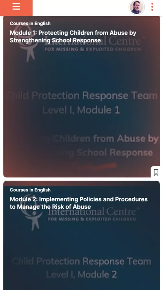 صور ICMEC Online Learning Platform