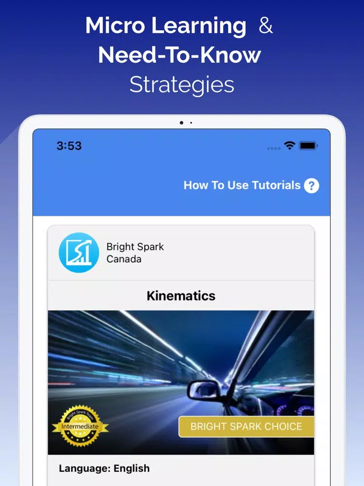 Bright Spark – Study Physics iPad  স্ক্রিনশট