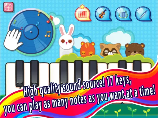 Keys Kids Play iPad  स्क्रीनशॉट