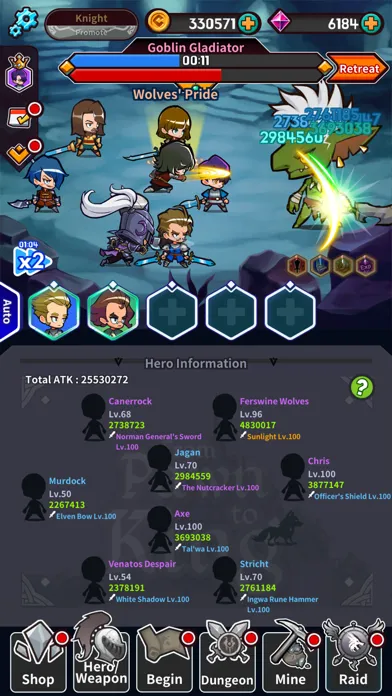 From Pawn to King - Idle RPG سکرین شاٹس